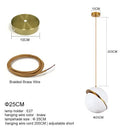 GobekUsa Golden Ball Pendant Light | Nordic Style Dining Room Chandelier