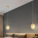 GobekUsa Circular Glass LED Chandelier - Modern Nordic Style for Home Decor