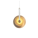 GobekUsa Circular Glass LED Chandelier - Modern Nordic Style for Home Decor