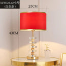 GobekUsa Crystal Table Lamp: Elegant Modern American Style for Living Room Bedroom