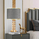GobekUsa Crystal Table Lamp: Elegant Modern American Style for Living Room Bedroom