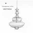 GobekUsa Glass Chandelier: Modern Art Dining Room & Living Room Decor Lighting