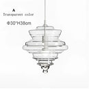 GobekUsa Glass Chandelier: Modern Art Dining Room & Living Room Decor Lighting