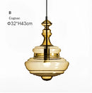 GobekUsa Glass Chandelier: Modern Art Dining Room & Living Room Decor Lighting