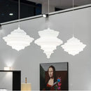 GobekUsa Glass Chandelier: Modern Art Dining Room & Living Room Decor Lighting