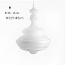 GobekUsa Glass Chandelier: Modern Art Dining Room & Living Room Decor Lighting