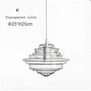 GobekUsa Glass Chandelier: Modern Art Dining Room & Living Room Decor Lighting