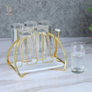 GobekUsa Glass Cup Spin Rack Mug Holder Stand Kitchen Organizer Tray