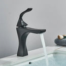 GobekUsa Black Bronze Bathroom Basin Faucet, Single Lever Lavatory Sink Mixer Tap