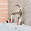 GobekUsa Black Bronze Bathroom Basin Faucet, Single Lever Lavatory Sink Mixer Tap