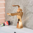 GobekUsa Black Bronze Bathroom Basin Faucet, Single Lever Lavatory Sink Mixer Tap