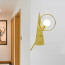 GobekUsa Modern Brass Wall Mounted Loop Sconce Light Fixture for Bedroom