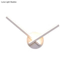 GobekUsa Minimalist LED Wall Sconce in Warm/White Light with Linear Acrylic Design in Black/White