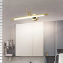 GobekUsa Gold Metal LED Bathroom Vanity Light with Antler Deco
