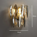 2024 GobekUsa Ash Crystal Ceiling Chandeliers, Modern Living Room Pendant Lamps, Home Decor Lighting