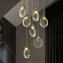 GobekUsa Attic Crystal Chandelier for Living Room Dining Room Stair Lamp