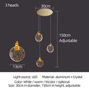 GobekUsa Attic Crystal Chandelier for Living Room Dining Room Stair Lamp