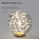 GobekUsa Glass Ball G9 LED Ceiling Chandelier for Living Dining Kitchen Decor