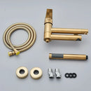 GobekUsa Brass Wall Mounted Bathtub Shower Mixer Tap Set for Bathroom
