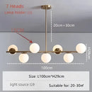 GobekUsa Bean Glass Chandelier: Modern Magic Lighting for Kitchen Living Room Bedroom