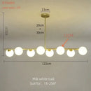 GobekUsa Bean Glass Chandelier: Modern Magic Lighting for Kitchen Living Room Bedroom
