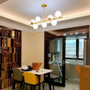 GobekUsa Bean Glass Chandelier: Modern Magic Lighting for Kitchen Living Room Bedroom