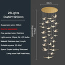 GobekUsa Bird Design LED Chandelier for Luxury Living Room and Restaurant
