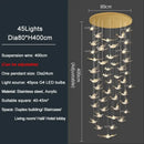 GobekUsa Bird Design LED Chandelier for Luxury Living Room and Restaurant