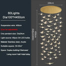 GobekUsa Bird Design LED Chandelier for Luxury Living Room and Restaurant