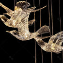 GobekUsa Bird Design LED Chandelier for Luxury Living Room and Restaurant