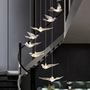 GobekUsa Bird Design LED Chandelier for Luxury Living Room and Restaurant