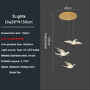 GobekUsa Bird Design LED Chandelier for Luxury Living Room and Restaurant