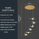 GobekUsa Bird Design LED Chandelier for Luxury Living Room and Restaurant