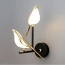 GobekUsa Golden Bird LED Wall Lamp: Modern Design for Hallway, Stairs, Living Room, Bedroom Decor