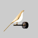 GobekUsa Bird Design Gold Plating LED Wall Sconce for Stylish Home Lighting