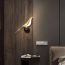 GobekUsa Bird Design Gold Plating LED Wall Sconce for Stylish Home Lighting