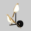 GobekUsa Bird Design Gold Plating LED Wall Sconce for Stylish Home Lighting