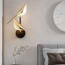 GobekUsa Bird Design Gold Plating LED Wall Sconce for Stylish Home Lighting