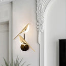 GobekUsa Bird Design Gold Plating LED Wall Sconce for Stylish Home Lighting