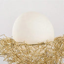 GobekUsa Bird'S Nest Glass Pendant Lights - Modern Gold Design for Kitchen, Dining, Living Room