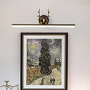 GobekUsa Metal Black/Gold LED Vanity Sconce Light with Antler Arm - Modern Wall Lamp Fixture