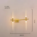 GobekUsa Branch Suspension Pendant Light - Gold Black G9 LED Iron Glass Fixture