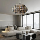 GobekUsa Brass Glass Ceiling Chandelier: Elegant Lighting for Luxurious Living Spaces