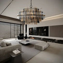 GobekUsa Brass Glass Ceiling Chandelier: Elegant Lighting for Luxurious Living Spaces