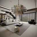 GobekUsa Brass Glass Ceiling Chandelier: Elegant Lighting for Luxurious Living Spaces