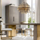 GobekUsa Brass Glass Ceiling Chandelier: Elegant Lighting for Luxurious Living Spaces