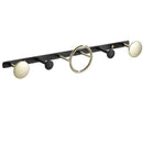 GobekUsa Brass Towel Hook Set Bathroom Kitchen Hanger Gold Black Row Robe Hat Clothes