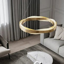 GobekUsa Elegant Black Circle Chandeliers | Luxury Acrylic Pendant Light for Home Living Room