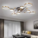 GobekUsa Gold/Black Pendant Light Chandelier for Living Room Dining Bedroom - Modern Nordic Ceiling Lamps