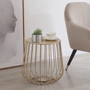 GobekUsa Gold Pumpkin Coffee Table for Modern Living Room Décor